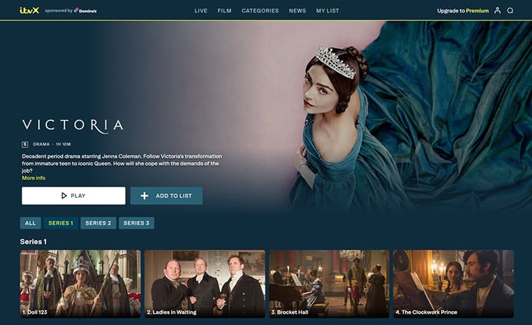 Victoria op ITVX Victoria serie streaming gratis op ITVX
