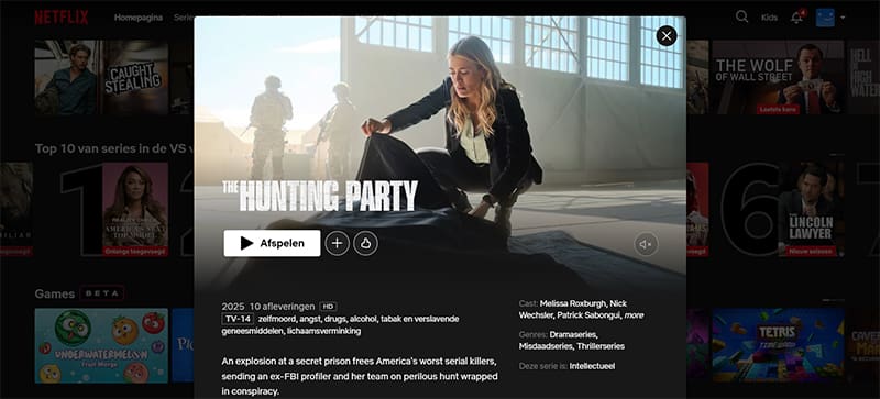 The Hunting Party streaming op Netflix