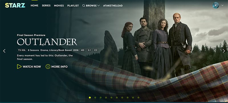 Outlander seizoen 8 op Starz