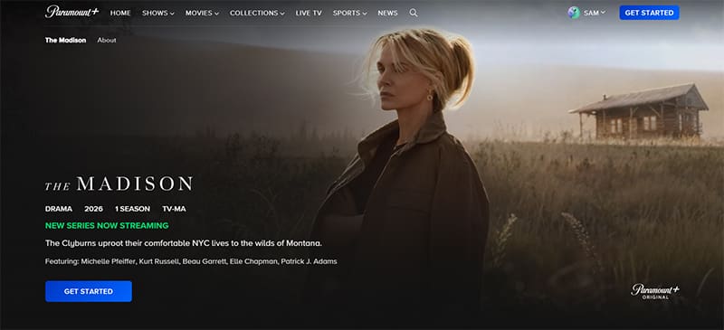 The Madison op Paramount+ The Madison streaming op Paramount+