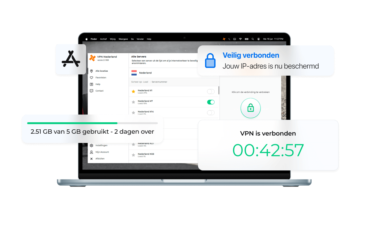 gratis vpn macos app op macbook