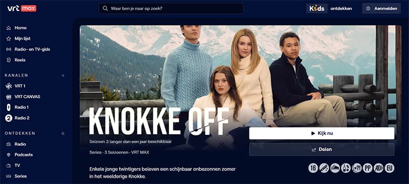 Knokke Off op VRT Max Knokke Off streaming gratis op VRT Max