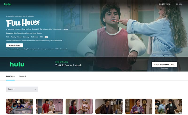 Full House streaming op Hulu
