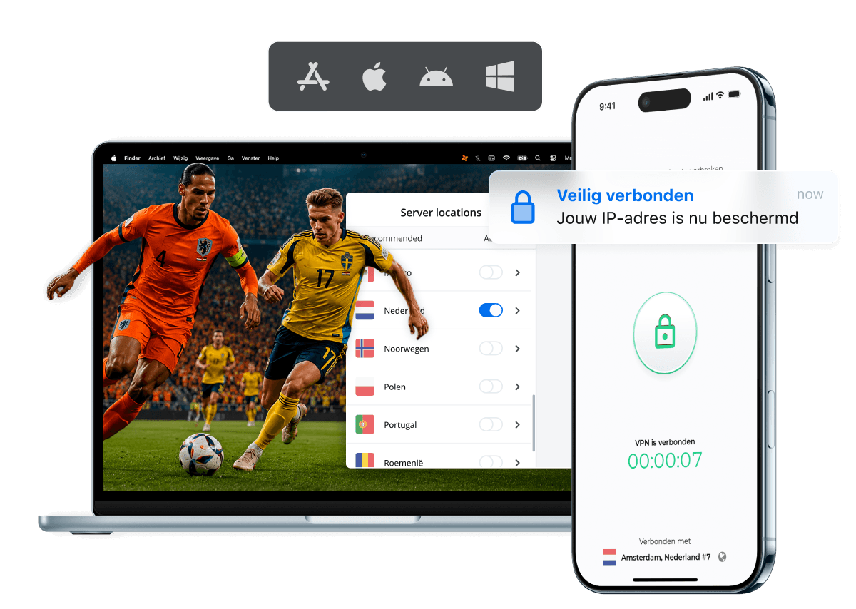 VPN Nederland met WK 2026 actie, nu 80% korting + 3 maanden gratis