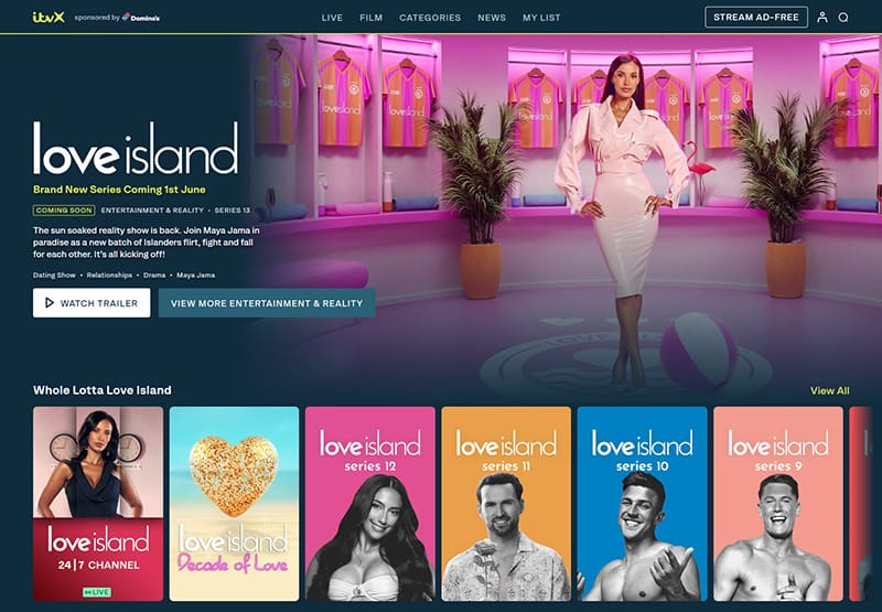 Love Island series 13 Love Island series 13 streaming gratis op ITVX