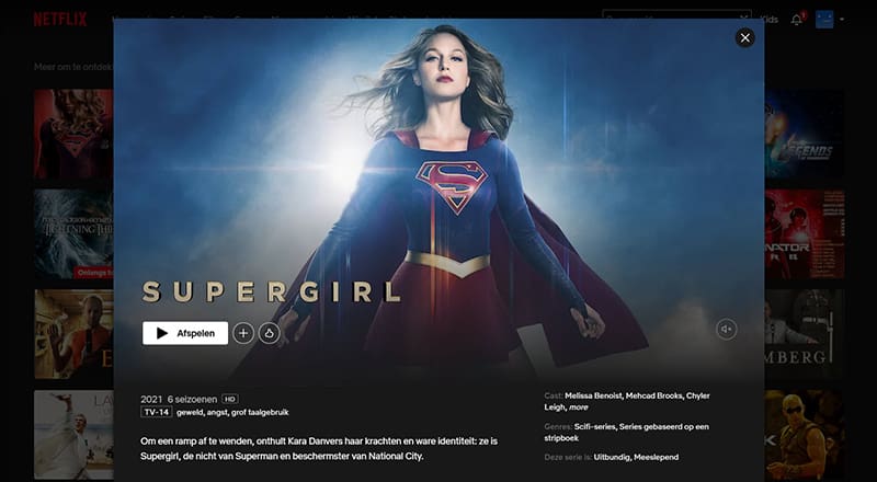 Supergirl op Netflix Supergirl streaming op Amerikaanse Netflix