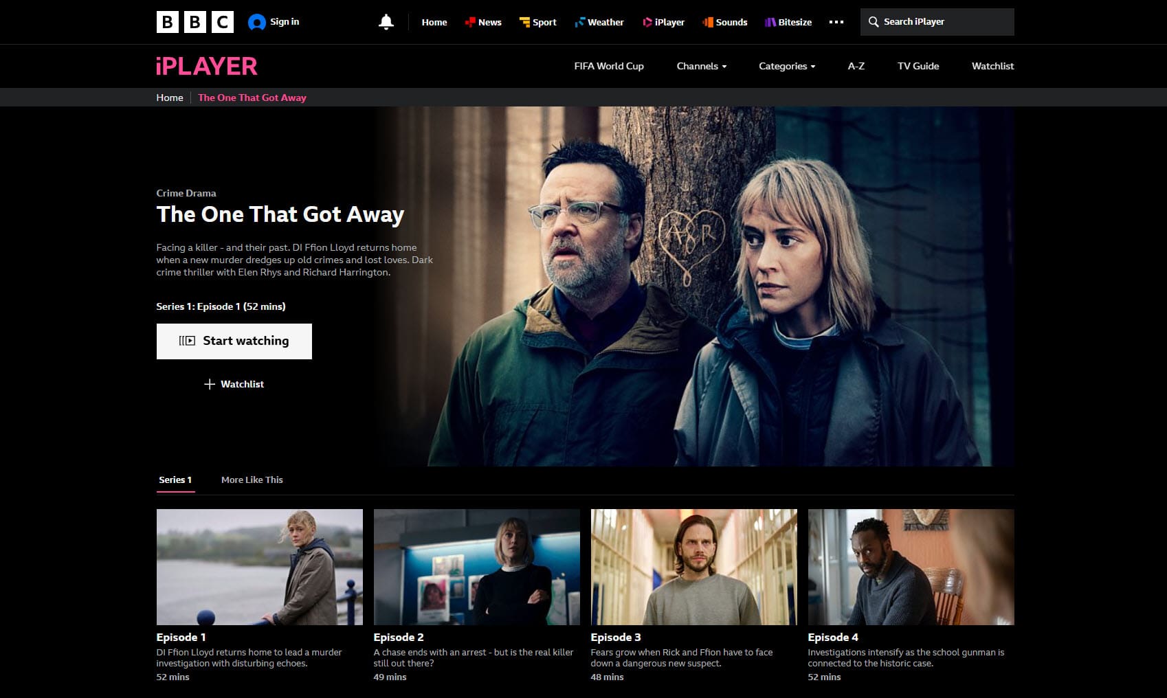 The One That Got Away streaming op BBC iPlayer